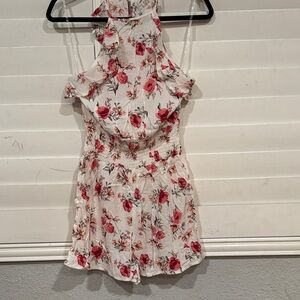 Floral Sleeveless Romper